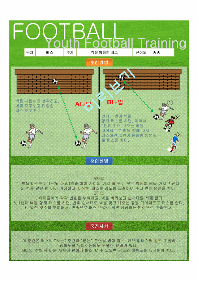 실전 유소년 축구 트레이닝 프로그램 (PASS)   (3 )